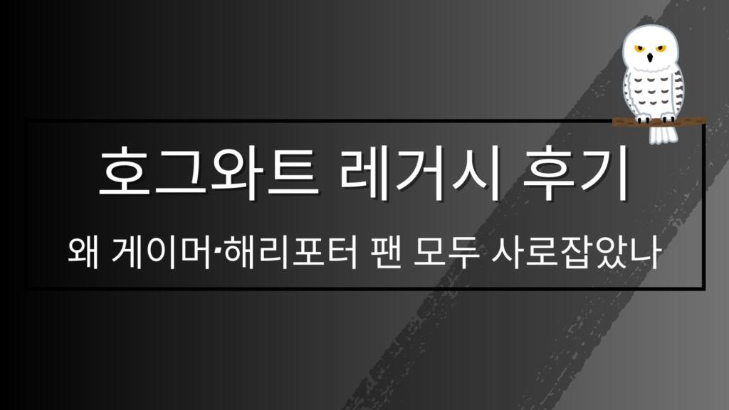 호그와트 레거시 후기 – 왜 게이머·해리포터 팬 모두 사로잡았나